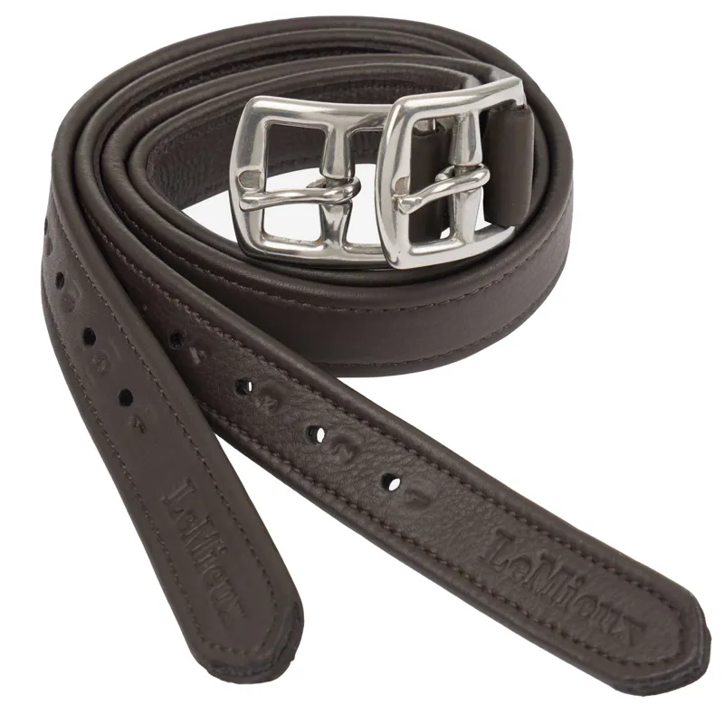 LeMieux Childrens Stirrup Leathers - Brown