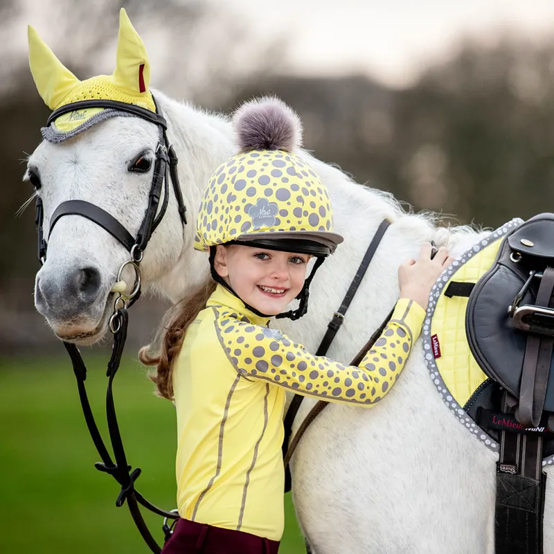 LeMieux Mini Hat Silk - Citron-1