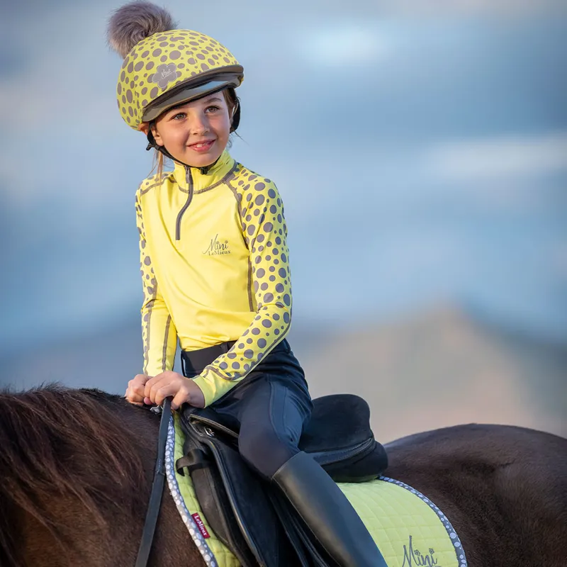 LeMieux Mini Hat Silk - Citron-2