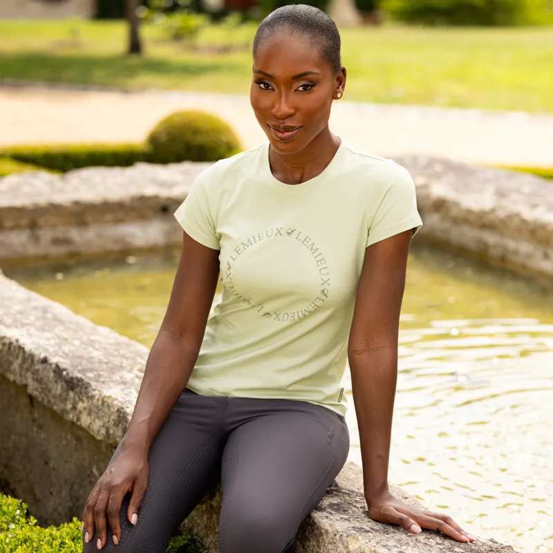 LeMieux Classique Ladies T-Shirt - Pistachio-6