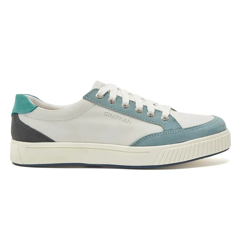 Chatham Fingle Ladies Trainers - White/Blue-3