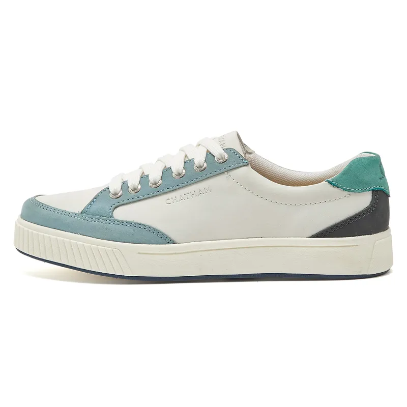 Chatham Fingle Ladies Trainers - White/Blue-2