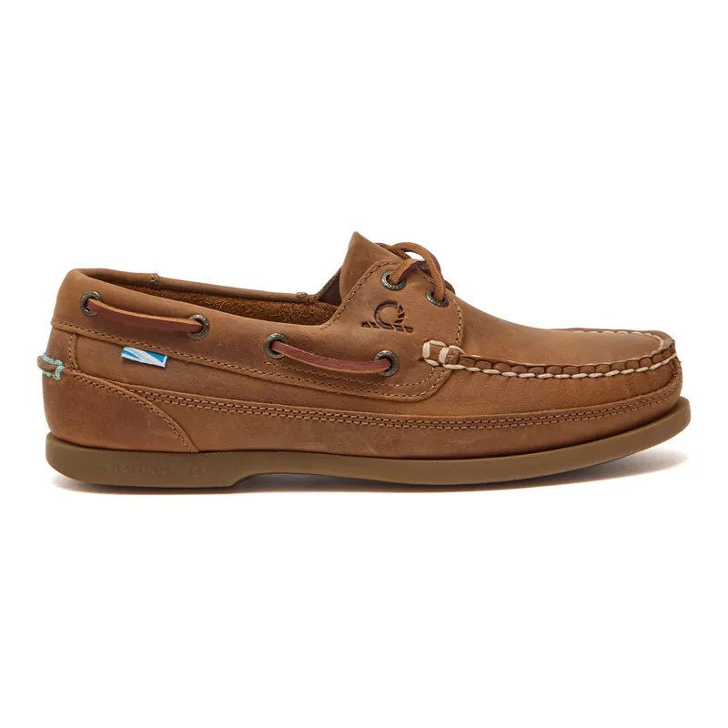 Chatham Kayak G2 Ladies Leather Boat Shoes - Walnut-2