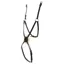 Collegiate Mono Crown Grackle Noseband - Black
