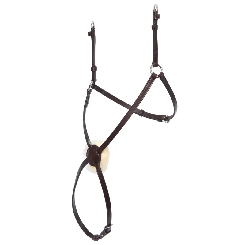 Collegiate Mono Crown Grackle Noseband - Brown