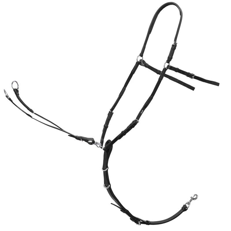 Schockemohle Como Breastplate - Black/Silver