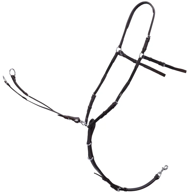 Schockemohle Como Breastplate - Brown/Silver