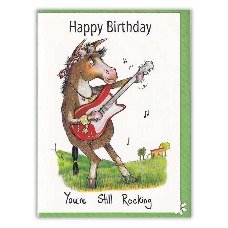 Compost Heap Equine Birthday Card - Various-1
