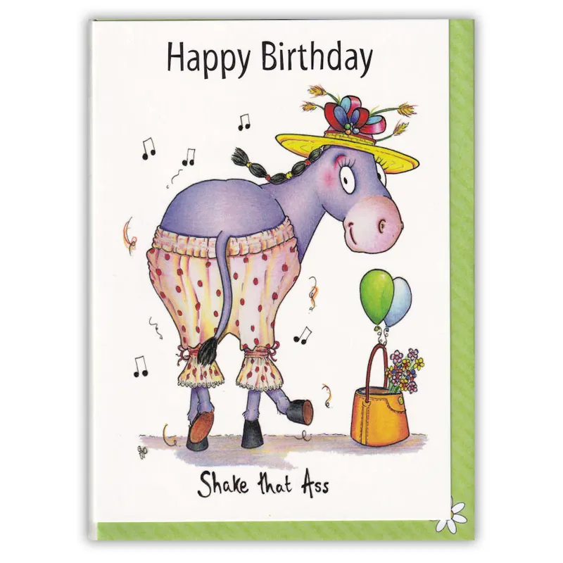 Compost Heap Equine Birthday Card - Various-3