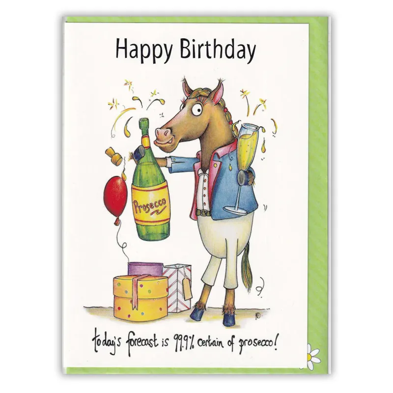 Compost Heap Equine Birthday Card - Various-5