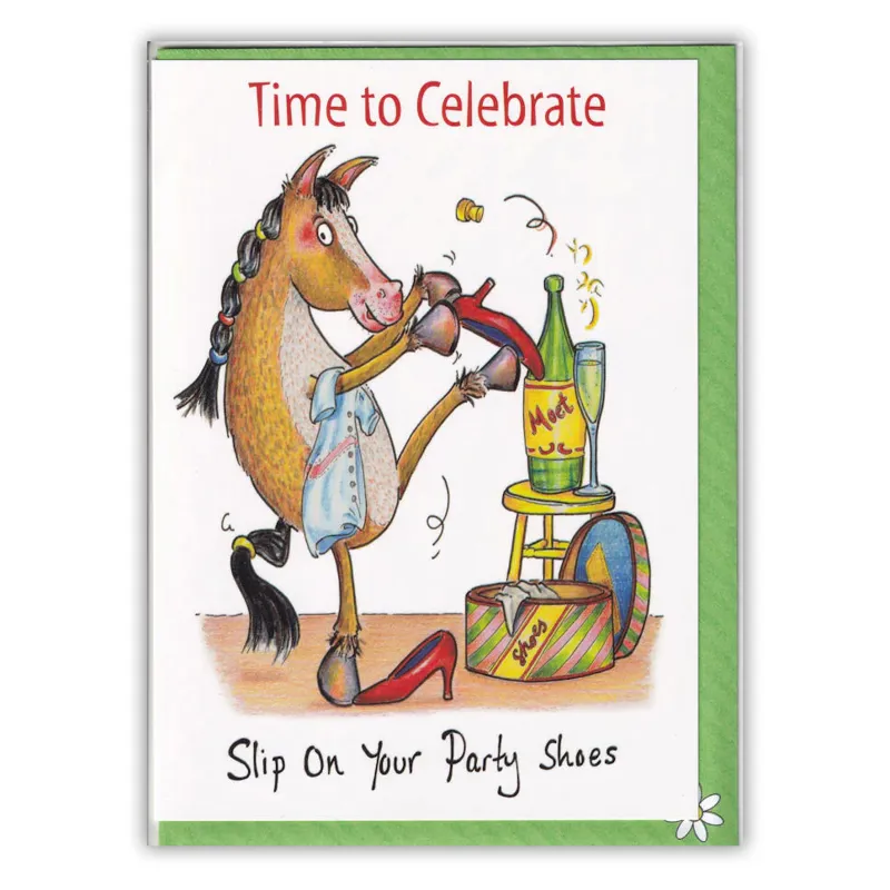 Compost Heap Equine Birthday Card - Various-7
