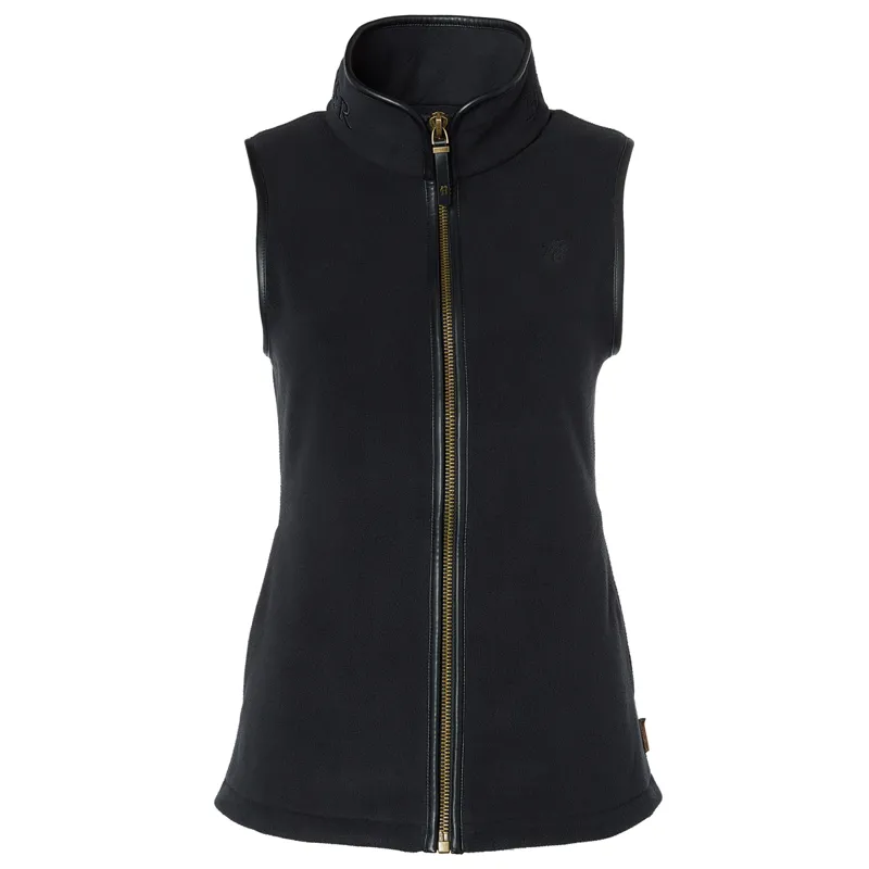Holland Cooper Country Fleece Womens Gilet - Black-6