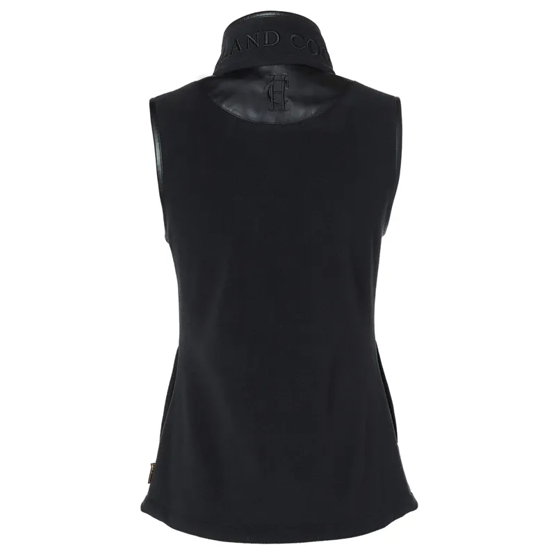 Holland Cooper Country Fleece Womens Gilet - Black-7