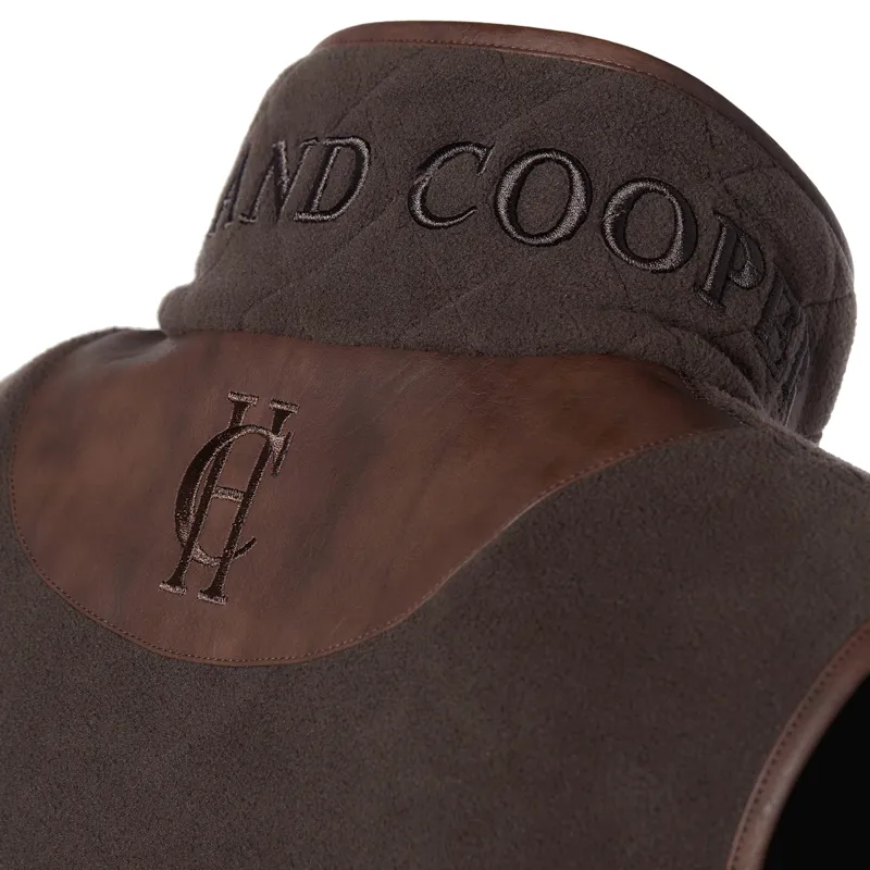 Holland Cooper Country Fleece Womens Gilet - Chocolate-7