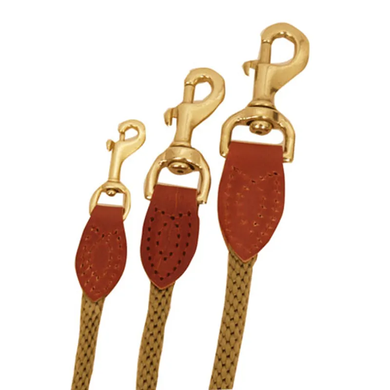 Country Pet Luxury Rope Dog Lead - Brown-1