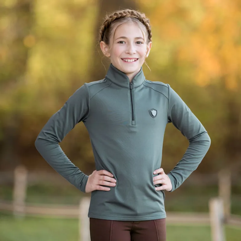 Covalliero Active Junior Top - Jade Green-2