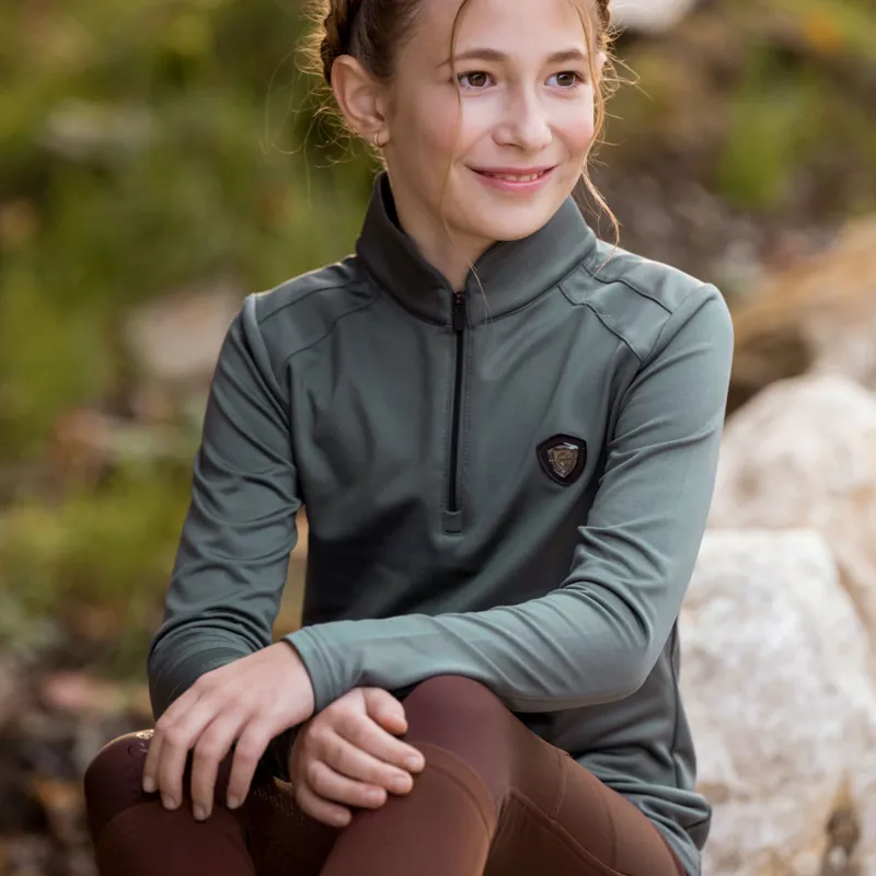 Covalliero Active Junior Top - Jade Green-3