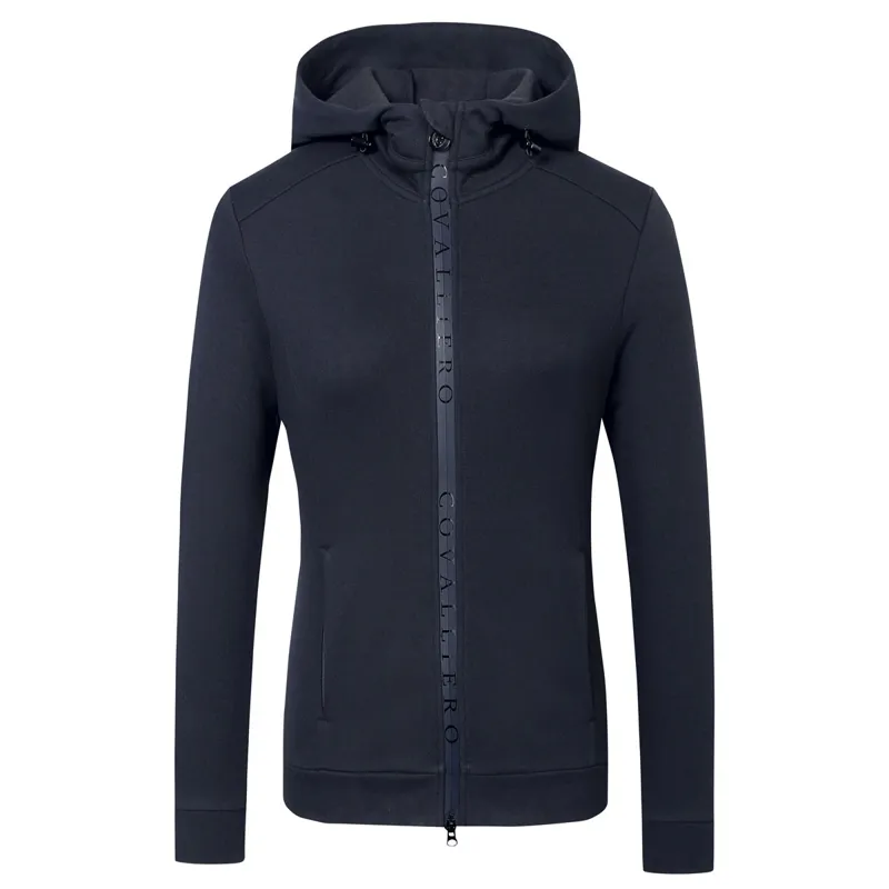 Covalliero Full Zip Ladies Hoodie - Dark Navy