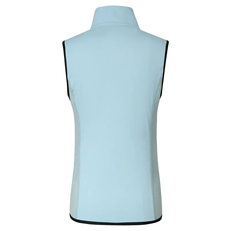 Covalliero Mesh Insert Ladies Gilet - Light Blue-1