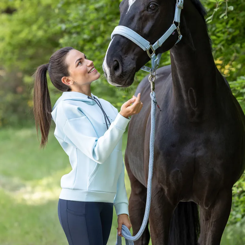 Covalliero C-Logo Ladies Hoodie - Light Blue-5