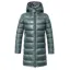 Covalliero High Collar Junior Girls Long Quilted Jacket - Jade Green