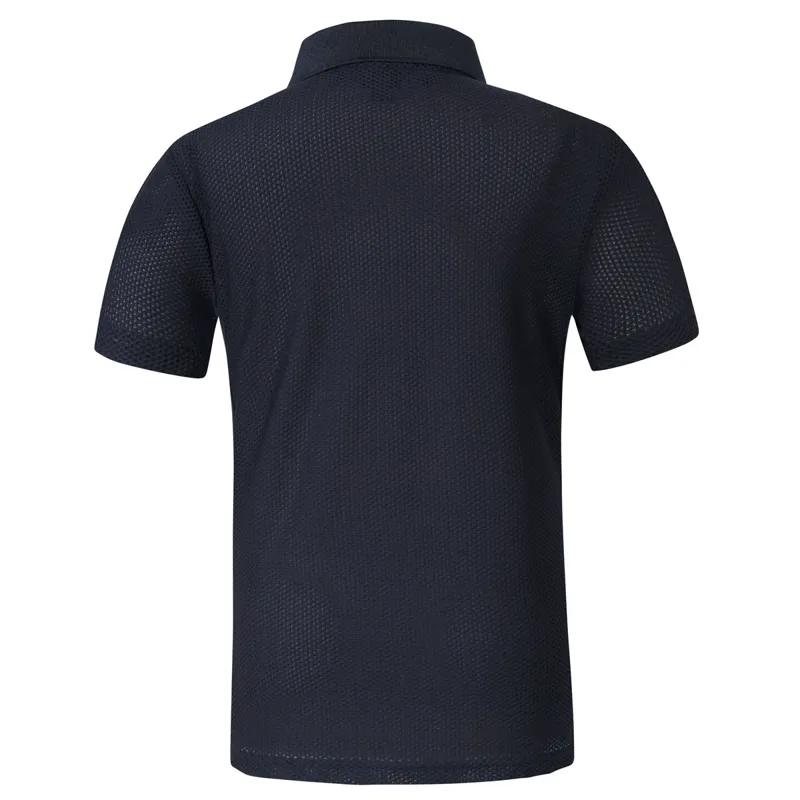Covalliero Mesh Junior Polo Shirt - Dark Navy-1
