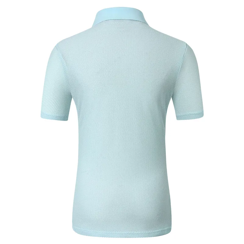 Covalliero Mesh Ladies Polo Shirt - Light Blue-1