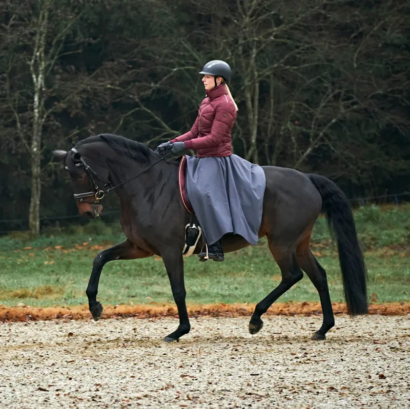 Covalliero Thermo Ladies Riding Skirt - Graphite-4