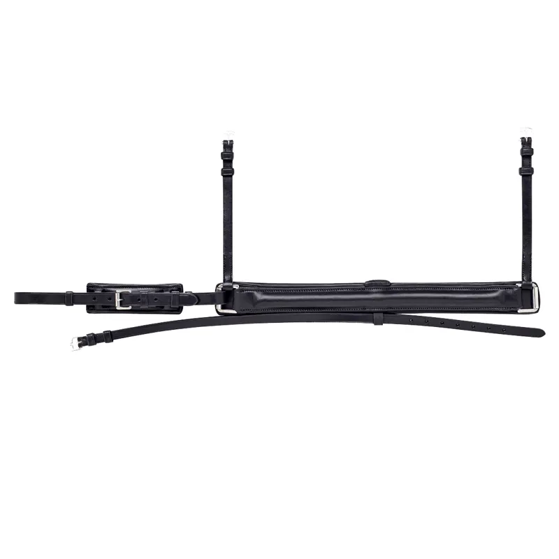 Equiline NB0451 Crank Noseband with Removable Flash - Black