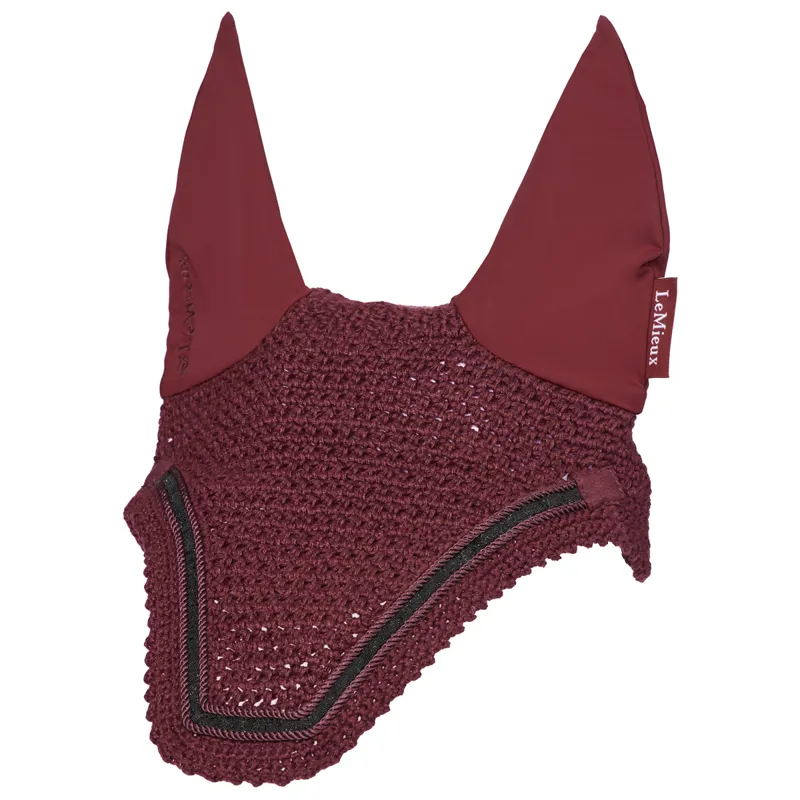 LeMieux Crystal Fly Hood - Burgundy