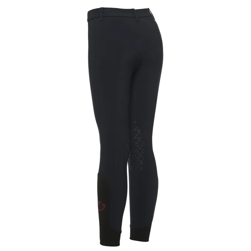 Cavalleria Toscana Super Grip Knee Grip Youth Breeches - Navy-1