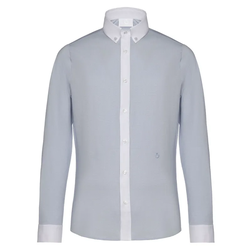 Cavalleria Toscana Guibert Long Sleeve Mens Competition Shirt - Dots