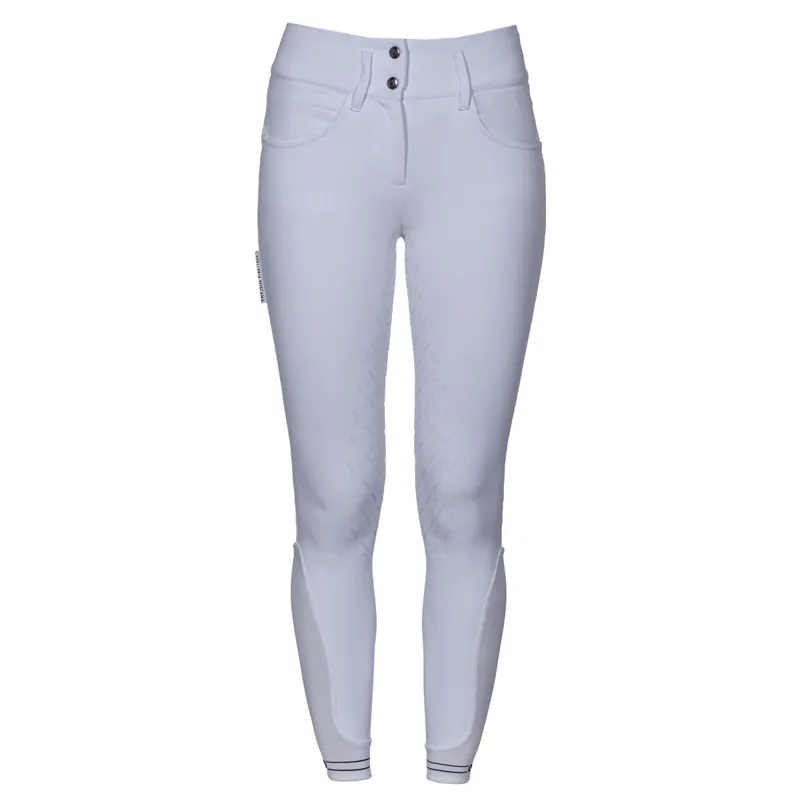 Cavalleria Toscana Dash Piping Ladies Breeches - White