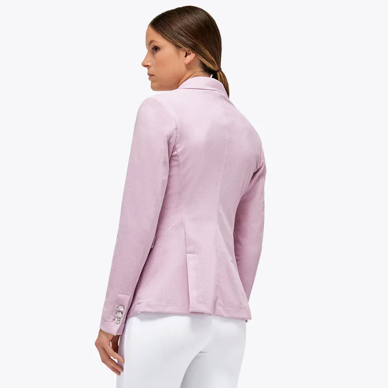 Cavalleria Toscana Peforated Ladies Competition Jacket - Pale Mauve-1