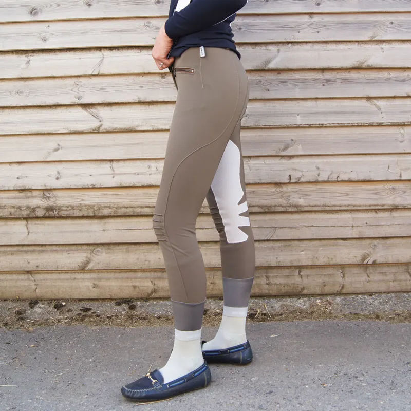Dainese Molvedo Ladies Knee Patch Breech - Chocolate-2