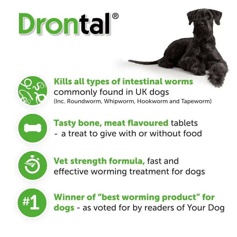 Drontal Dog Tasty Bone Worming Tablets-3
