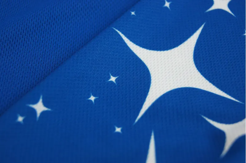 Equetech Junior Custom Cross Country Shirt - Royal/White Starburst-1