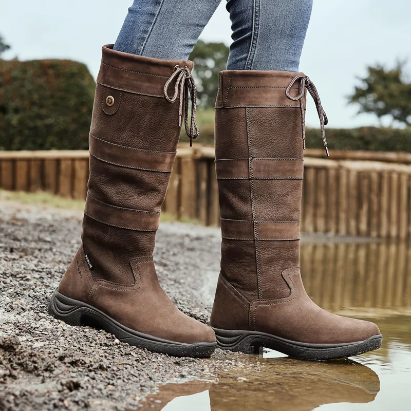 Dublin River III Tall Waterproof Country Boots - Chocolate