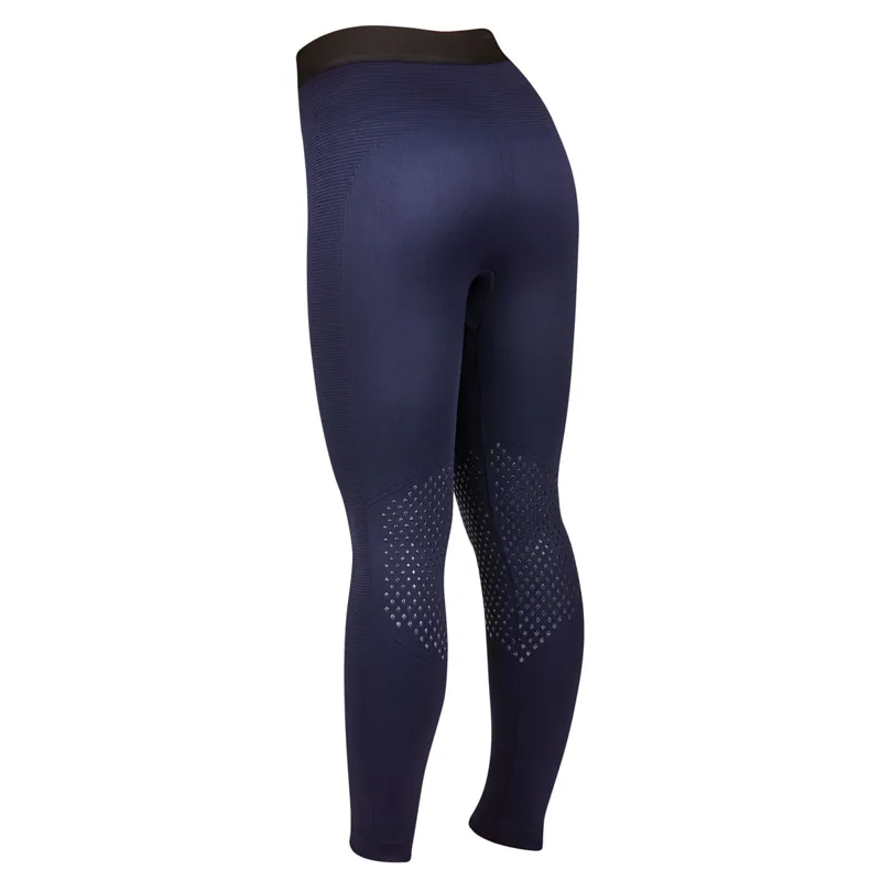 Dublin Nova Knee Patch Ladies Riding Tights - Twilight-1