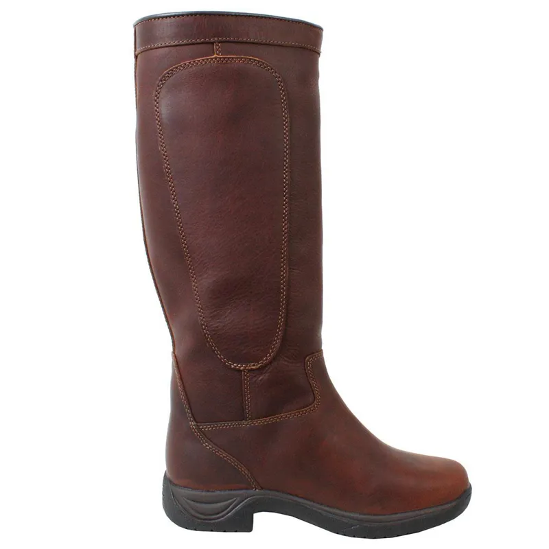 Dublin Pinnacle Grain Tall Boots Red Brown