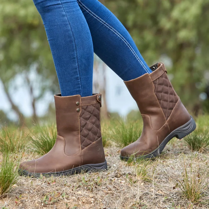 Dublin Queenie Short Country Boots - Red Brown-1