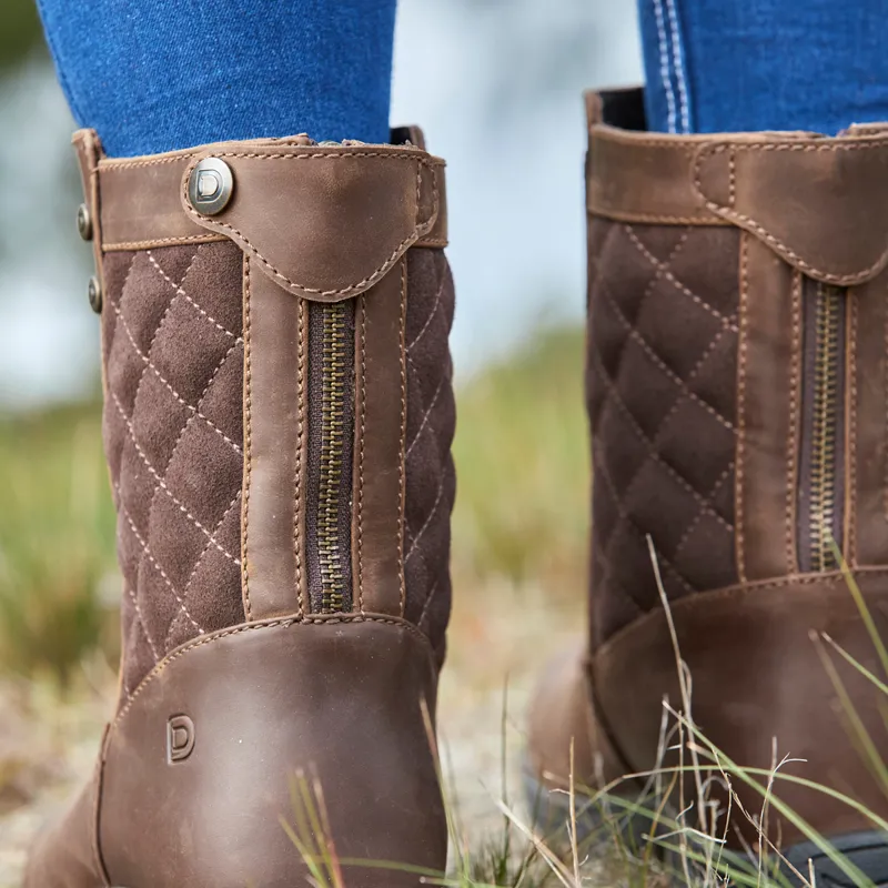Dublin Queenie Short Country Boots - Red Brown-3