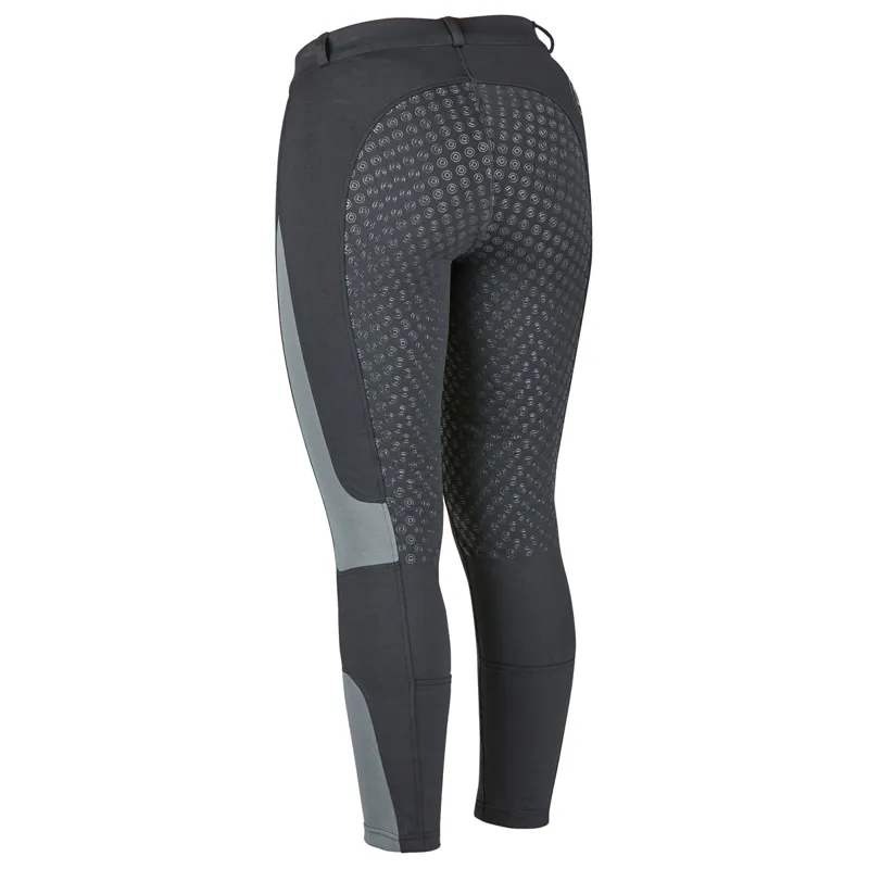 Dublin Performance Cool-It Mesh Flex Riding Tights - Black/Charcoal-1