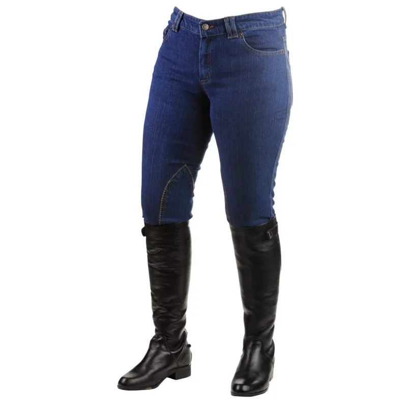 Dublin Essence Ladies Jean Style Jodhpurs Blue