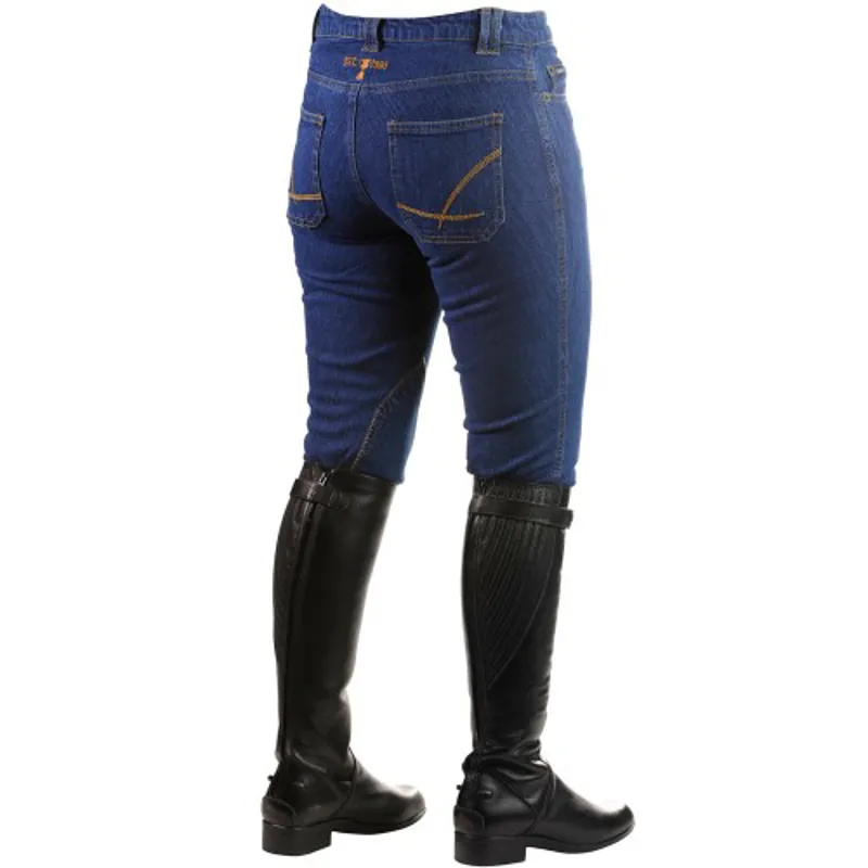 Dublin Essence Ladies Jean Style Jodhpurs - Blue-1