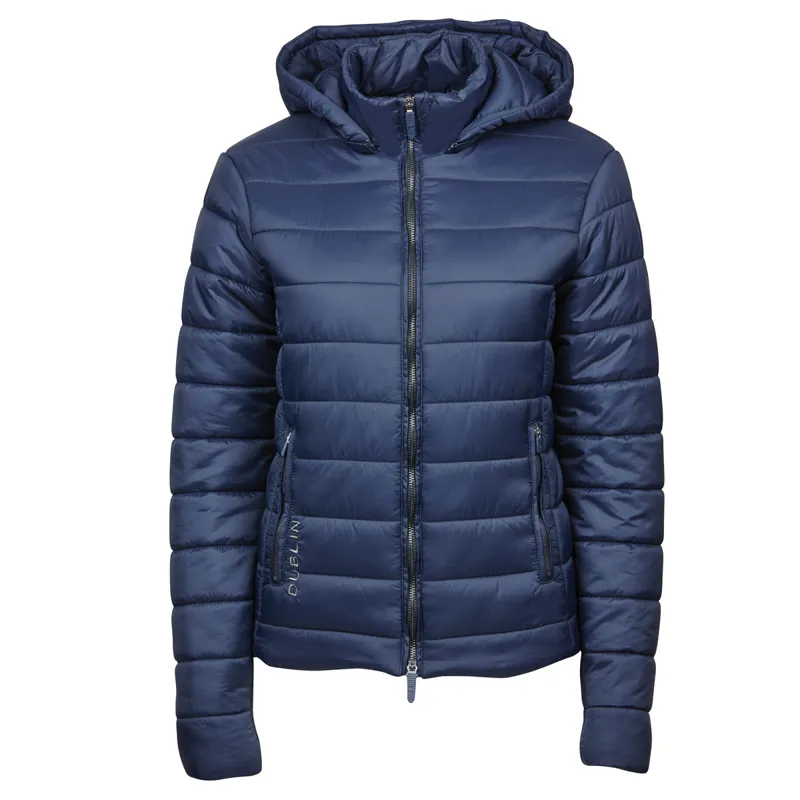 light puffer jacket with hood