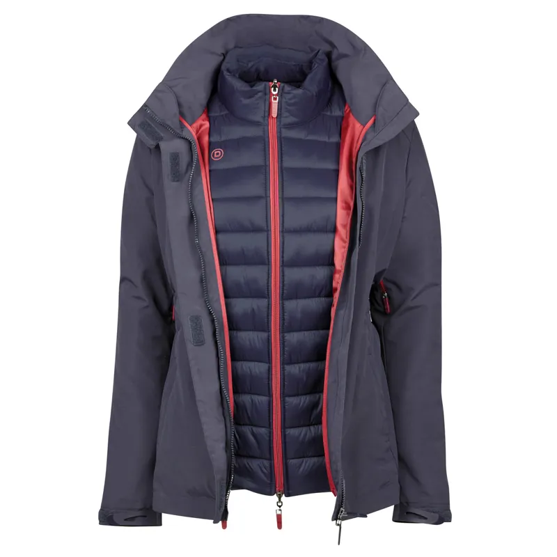 Dublin Peyton Ladies 2 In 1 Waterproof Jacket Ink Navy