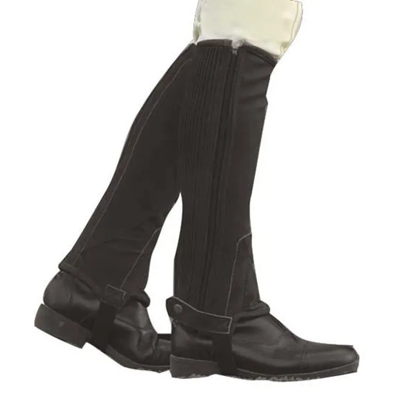 Dublin Original Fit Half Chaps Adults Black