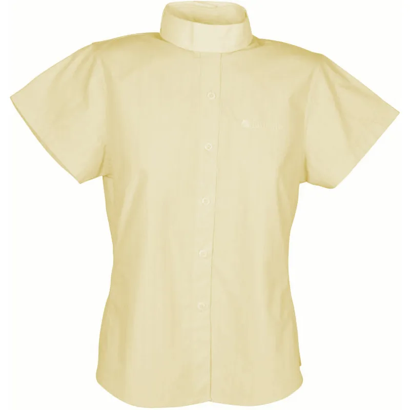 Dublin Short Sleeve Ladies Stock Collar Show Shirt - Cream