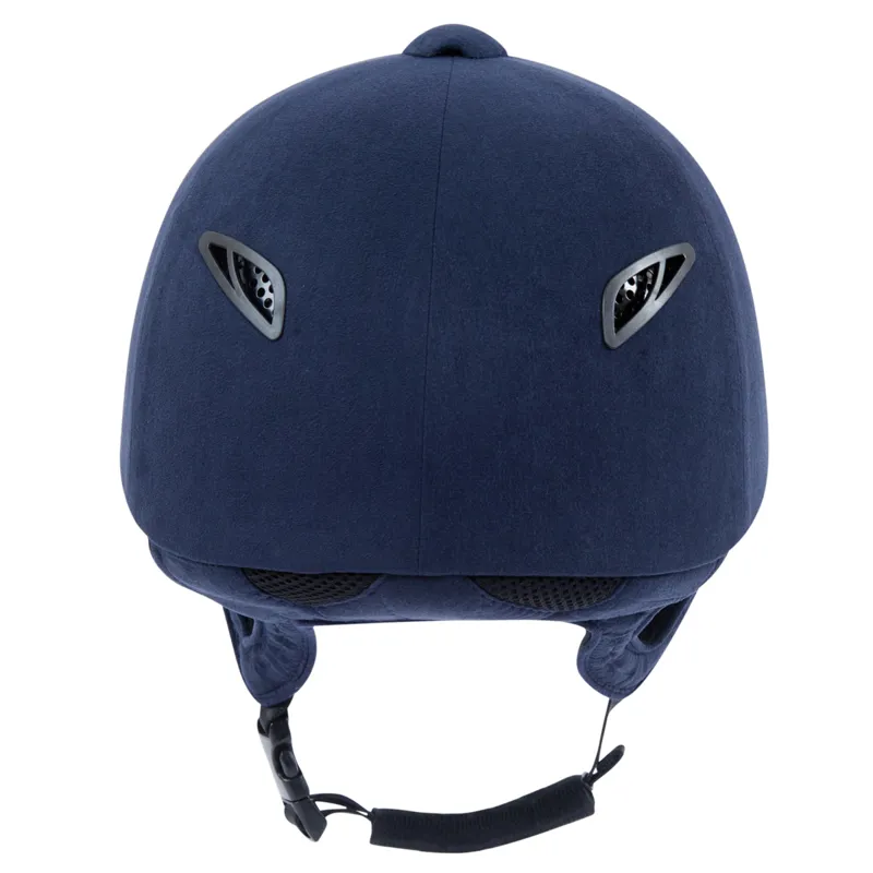 Dublin Silver Pro Riding Hat - Navy-1